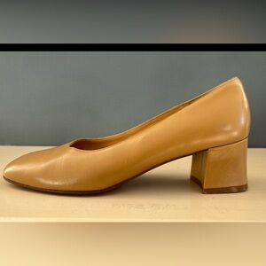 Vintage Coach block Heels Tan - size 9